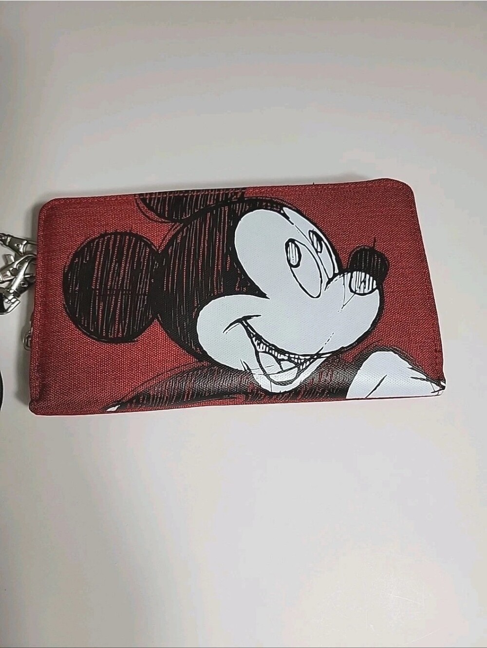 Disney Mickey Mouse Red Wallet Wristlet NWOT